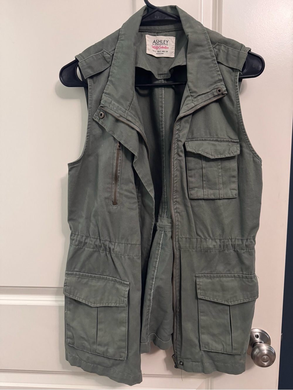 Ashley By 26 International Olive Green Utility Jacket
